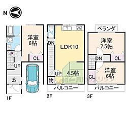 京都市南区久世殿城町の一戸建て