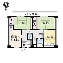 ビレッジハウス城陽3号棟 402