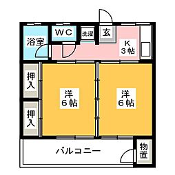 青沼アパートＡ 2-B