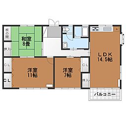 フラット三輪　Ｃ棟 2F