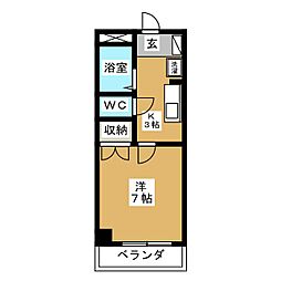 パインコート七瀬 206