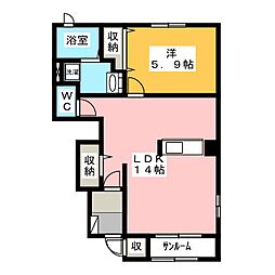 ブリッサ宮　Ａ棟 102