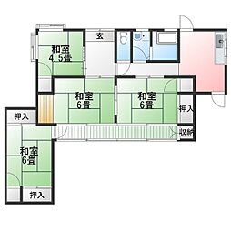 三輪4丁目平屋 E