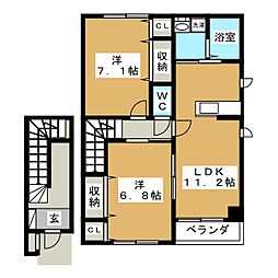 リバーウインド城南　Ａ棟 203