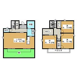 城西一丁目　借家 1