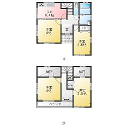 野溝西1丁目貸家 1