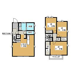 ツインハウス　西棟 1