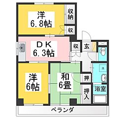 メゾン岩渕　Ｂ棟 205