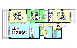 グリーンコート福田 301号室