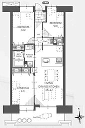 ヴェルシティ古河二番館2階