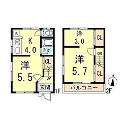 箕岡通1丁目貸家