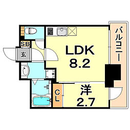 アドバンス三宮ラシュレ 402