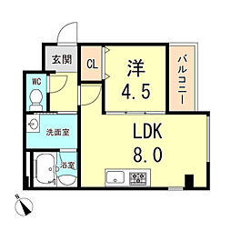 クレール西多聞通 303