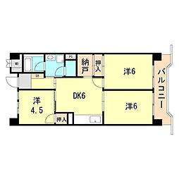ビレッジハウス港島タワー1号棟 613