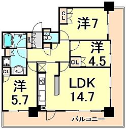 ライオンズタワー神戸旧居留地 1207