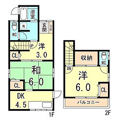 野田町6丁目貸家