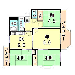 名谷25団地　102号棟 308