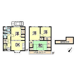 鹿松町1丁目貸家