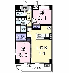 ディアコート新長田 104