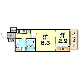 アドバンス三宮ラシュレ 503