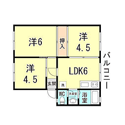 名谷2団地11号棟 205