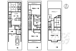 京都市北区小山西大野町の一戸建て