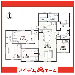 阿久比町板山の平屋　1号棟