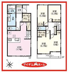 中川区第8富田町千音寺　2号棟