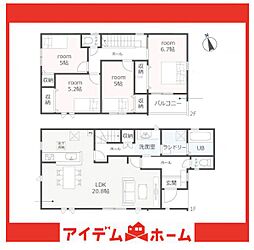 知多市南粕谷三丁目　1号棟