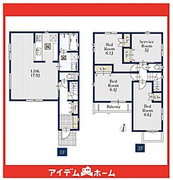 名東区極楽3217　2号棟