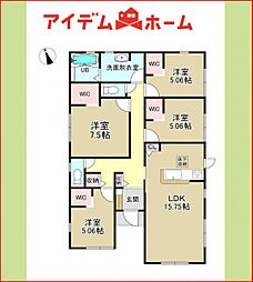 稲沢市平和町法立北瀬古　全4棟　1号棟