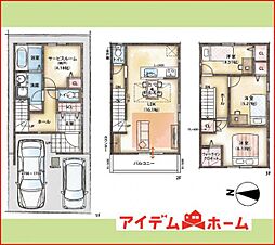 西区上名古屋　全4棟　3号棟