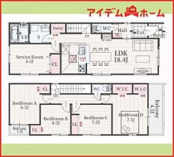 一宮市丹陽町2期　全2棟　1号棟