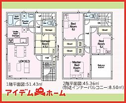 各務原市鵜沼朝日町第6　全2棟　1号棟