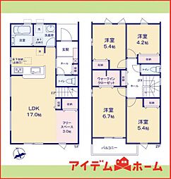 稲沢市法立北瀬古第4　全3棟　3号棟