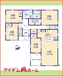 稲沢市法立北瀬古第4　全3棟　1号棟