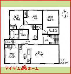 一宮市木曽川町玉ノ井　全2棟　1号棟