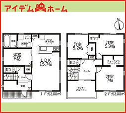 一宮市第2木曽川町　全8棟　2号棟