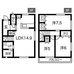 平松町メゾネットI東 1号室