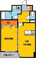 グランパセオ元今泉 402号室