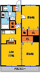宇都宮グリーンハイツ1 404号室