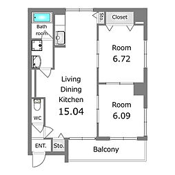 クイーンズリッチ東宿郷 605号室