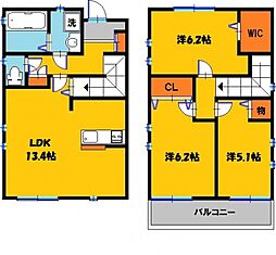 ブリーズドゥーズ細谷 B 1号室