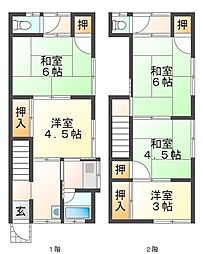 西立花町貸家A・B・C A