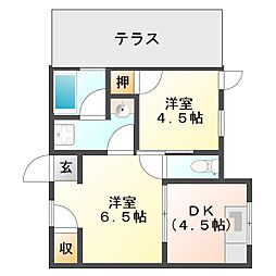 稲葉荘2丁目平屋 1