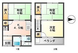 高田町1戸建 貸家 8-16