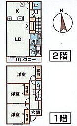 厚木市妻田北2丁目の一戸建て