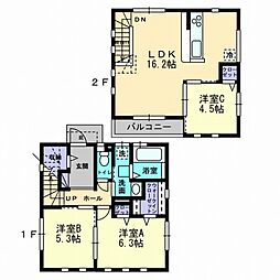 フェリシエ道後Ｂ B号室