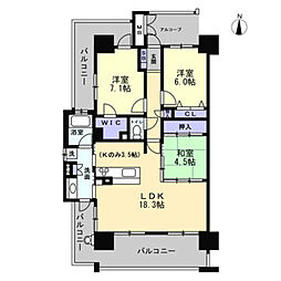 アルファステイツ道後 1301号室