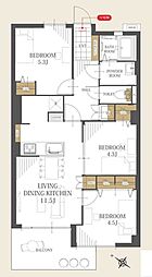 南砂住宅2号棟 525